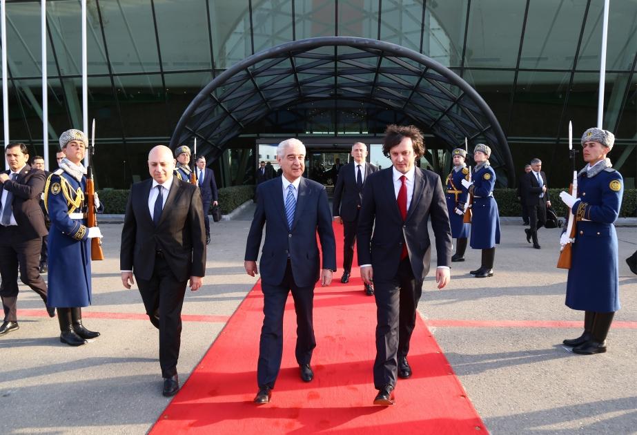 Irakli Kobaxidzenin Azerbaycana resmi seferi basa catib